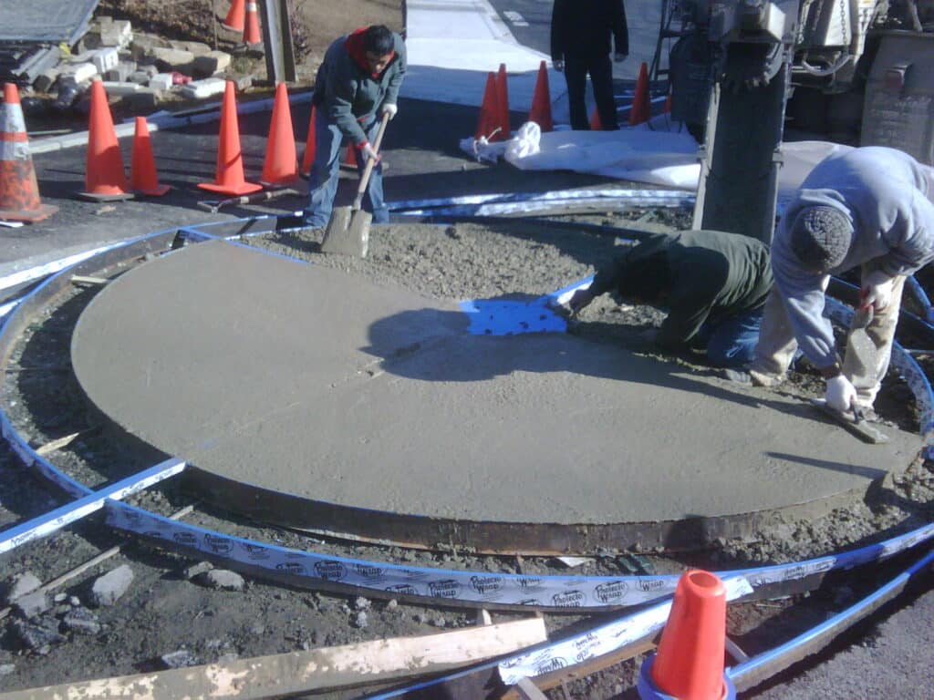 Pouring Concrete