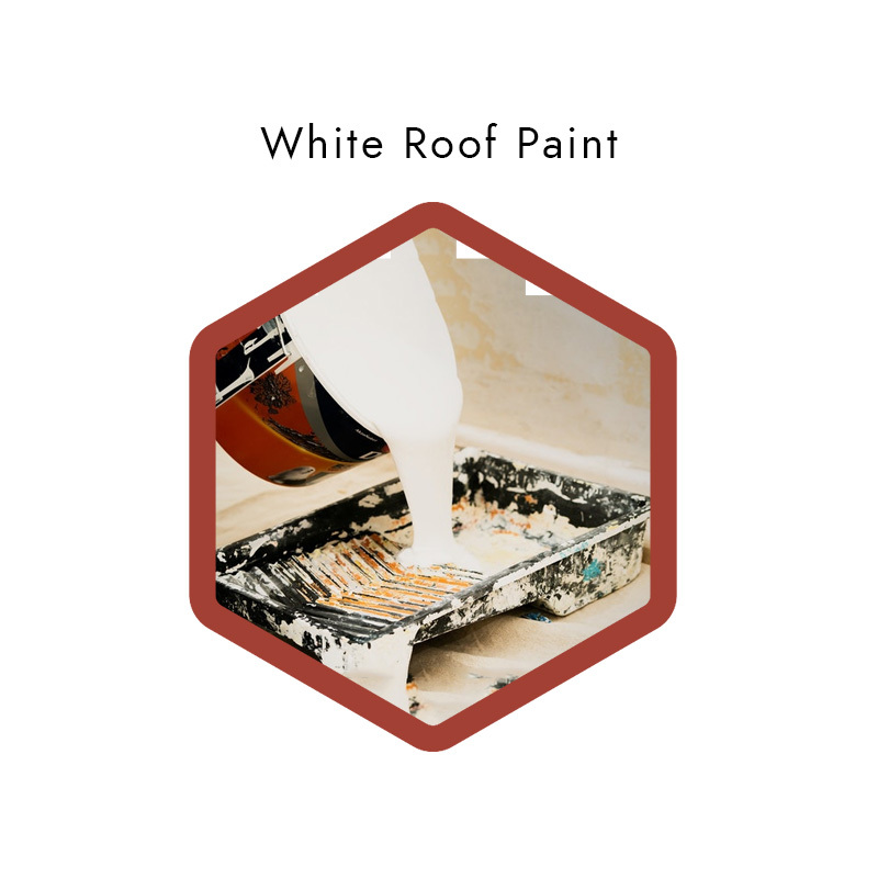 White Roof Paint Coating - Heat Resistant [Civil Planets]