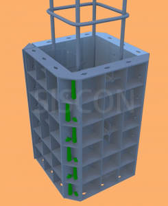 plastic formwork for column