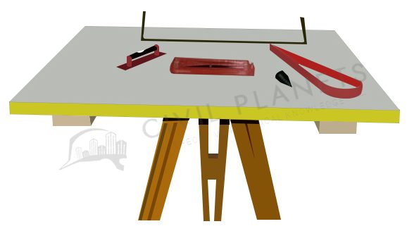 Accessories used for plane table survey