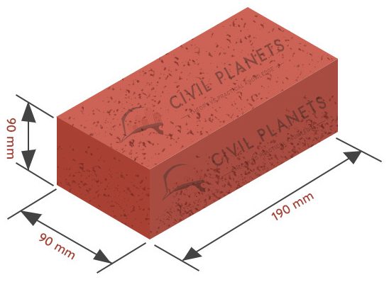 Standard Brick Size In India - Reason, Types & Tolerances